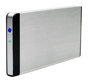 Fantec FB-C25US2, HDD-kotelo, 2.5", SATA, 3 Gbit/s, USB-liitettävyys, Hopea