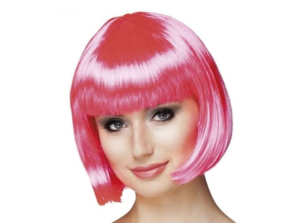 Boland 85890, Maskeradperuk, Vuxen, Honkoppling, Polyester, Rosa, 212 g