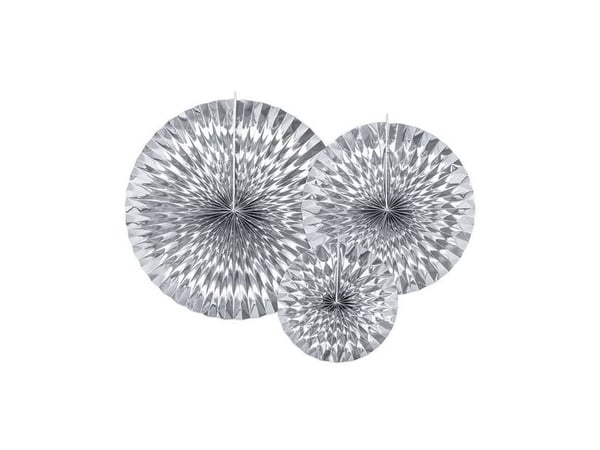 Dekorativa rosetter, silver