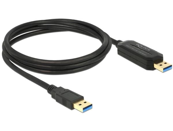 Delock - Adapter til direkte tilslutning - USB 3.0 - USB 3.0 x 1 - sort
