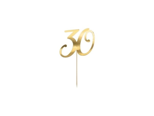 Kagepynt 30 guld