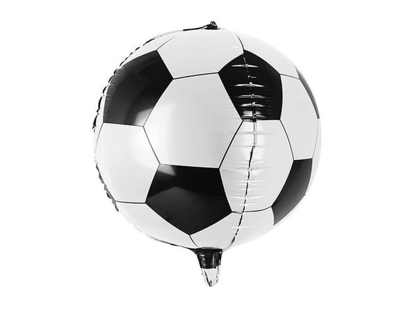 PartyDeco FB19-KARTON, Sort, Hvit, Rund, Folie, Temafest, 40 cm, 50 stykker