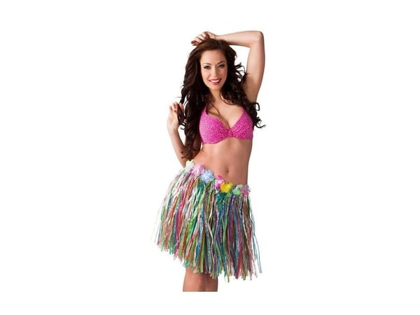 Boland 52403, Fancy skjørt, Voksen, Hunkjønn, Hawaii, Flerfarget, Polyester, Polypropylen (PP)