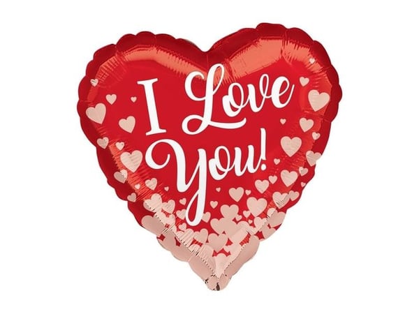 folieballong I Love You 43 cm