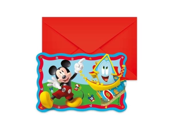 Mickey Mouse-inbjudningar