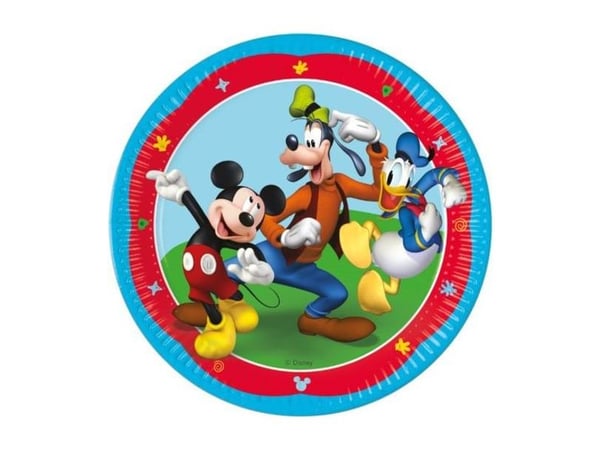 Mickey Mouse paptallerkner, 23 cm