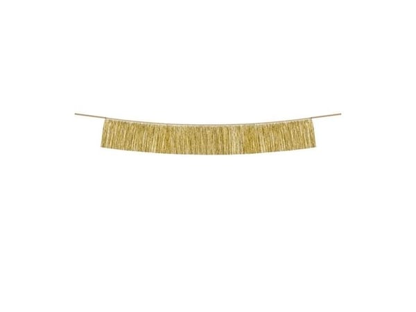 PartyDeco Garland hapsut kultainen