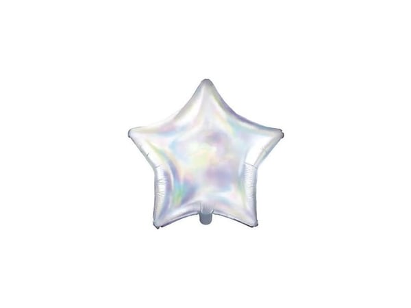 Folieballong Stjärna, pärlemor