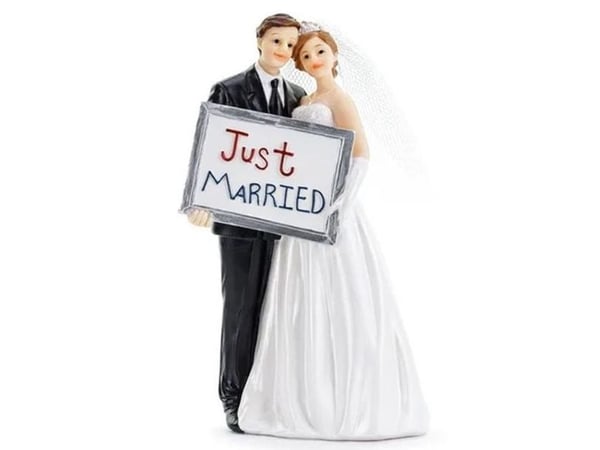 Dekorationsfigur Just Married