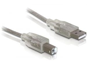 Delock - USB-kaapeli - USB (uros) - USB Type B (uros) - 0,5 m