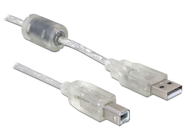 Delock - USB-kaapeli - USB (uros) - USB Type B (uros) - 0,5 m