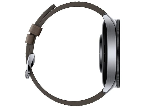 Xiaomi Watch 2 Pro - 46 mm - sølv rustfritt stål - smartklokke med stropp - lær - brun - håndleddstørrelse: 135-205 mm - display 1.43" - 32 GB - Bl...