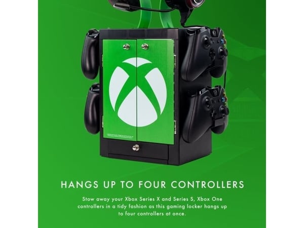 Numskull Gaming Locker tarvikkeet jalusta XBOX - XBOX logo