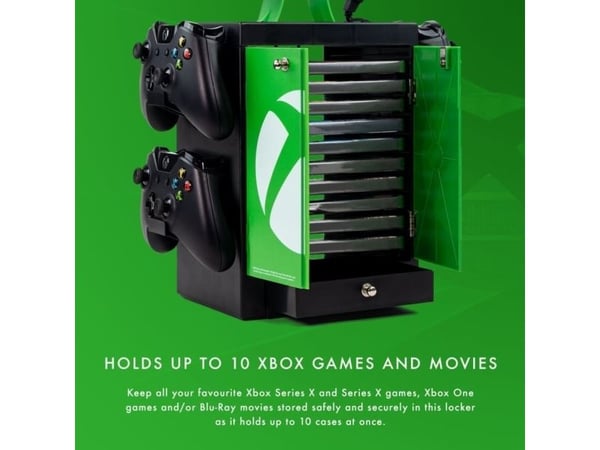 Numskull Gaming Locker tarvikkeet jalusta XBOX - XBOX logo