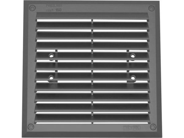 Ventilationsgaller UN 215*215 mm grafit (1 st)