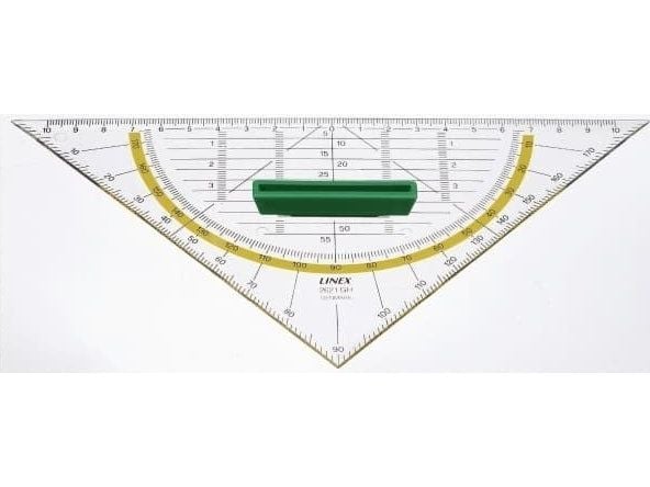 Geometrikvadrat Linex 21 cm 45 grader