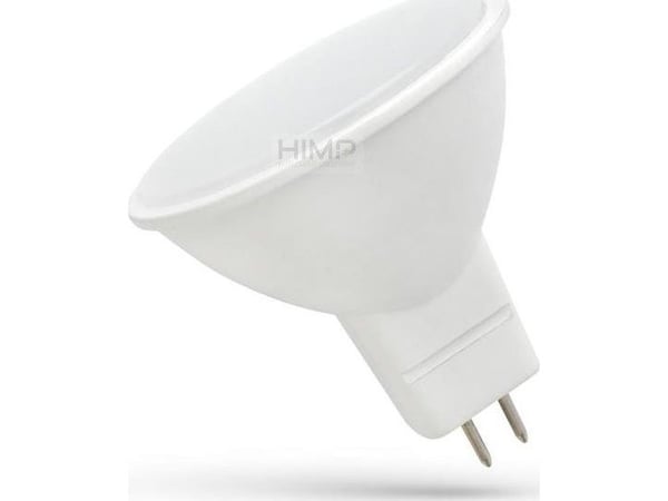 SpectrumLED LED-pære MR16 12V 4W SMD nøytral hvit, med matt/hvit glass SpectrumLED WOJ+14549