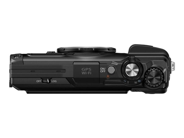 Olympus Tough TG-7 - Digitalkamera - kompakt - 12.0 MP - 4K / 30 fps - 4optisk x-zoom - Wireless LAN, Bluetooth - under vannet inntil 15 m - svart