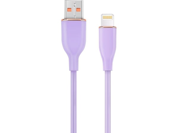 Cablexpert Premium - Lightning-kabel - USB hann til Lightning hann - 1.5 m - fiolett - formstøpt, data & lading