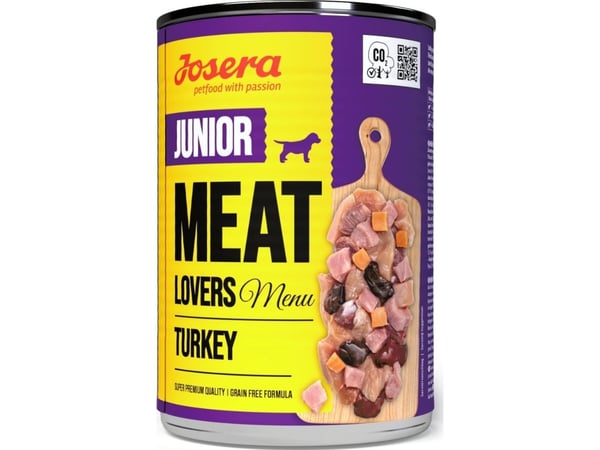 Josera Meat Lovers Junior Menu våtfoder till hund - 400 g (30003367)
