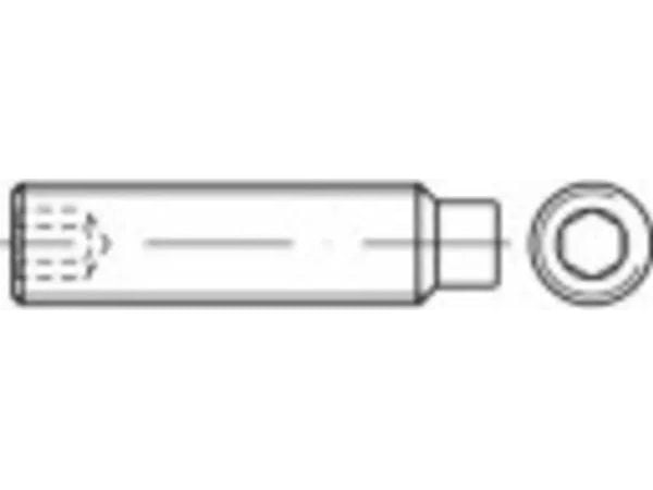 TOOLCRAFT 118259 pinolskrue M3 5 mm stål, 200 stk.