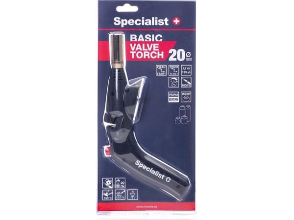 Specialist+ gasbrännare med gänga 7/16 och piezo