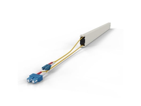 PATCHBOX CONE46OS212, brett for kabelhåndtering, kremfarget, akrylonitrilbutadienstyren, polyoksymetylen (POM), 46U, 2,5 m, -20 - 60 °C