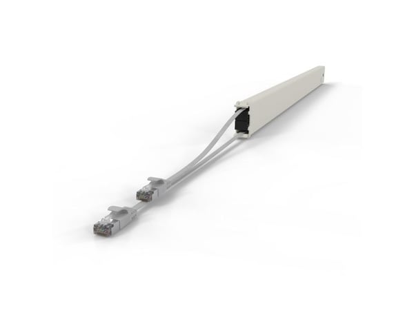 PATCHBOX CONE46STPSL, 2,5 m, Cat6a, U/FTP (STP), RJ-45, RJ-45, Grå