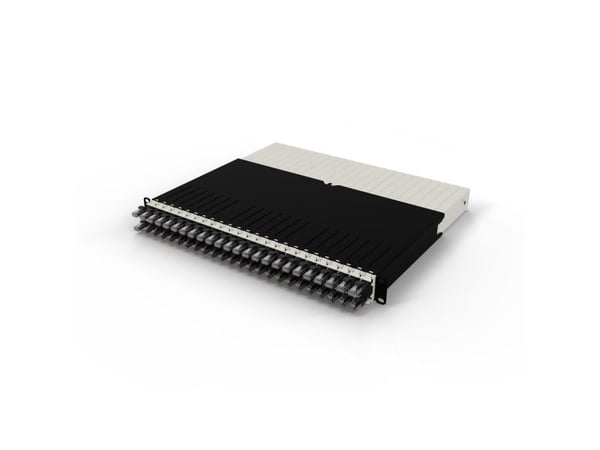 PATCHBOX .one / 8RU / UTP / Black, 0,8 m, Cat6a, U/UTP (UTP), RJ-45, RJ-45, Svart