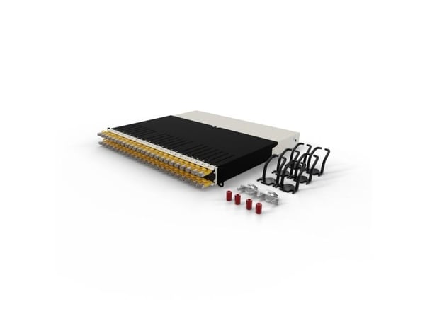 PATCHBOX .one / 8RU / STP / Yellow, 0,8 m, Cat6a, U/FTP (STP), RJ-45, RJ-45, Gul