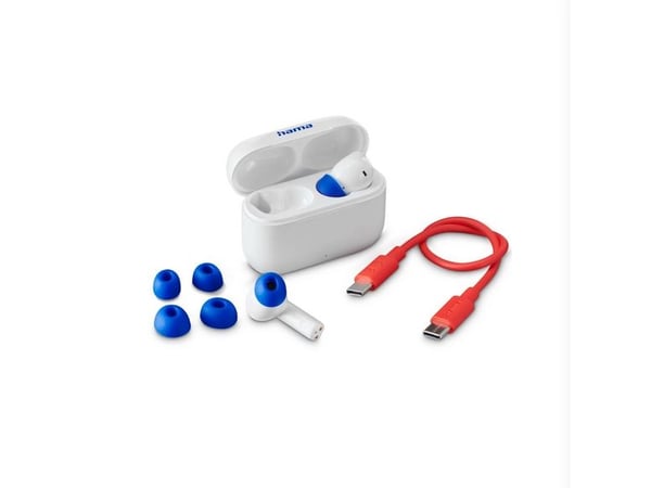 Hama Passion Clear II, True Wireless Stereo (TWS), 20 - 20000 Hz, Musikk, 50 g, Hodesett, Svart