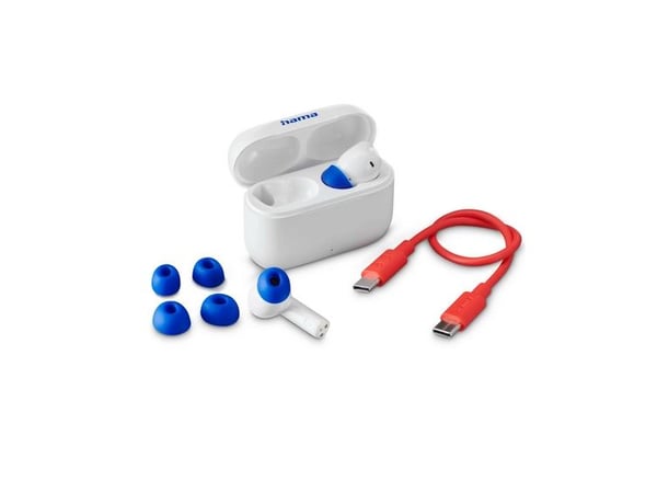 Hama Passion Clear II, True Wireless Stereo (TWS), 20 - 20000 Hz, Musikk, 50 g, Hodesett, Svart