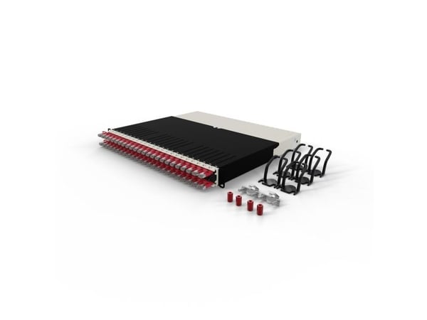 PATCHBOX .one / 8RU / STP / Red, 0,8 m, Cat6a, U/FTP (STP), RJ-45, RJ-45, Rød