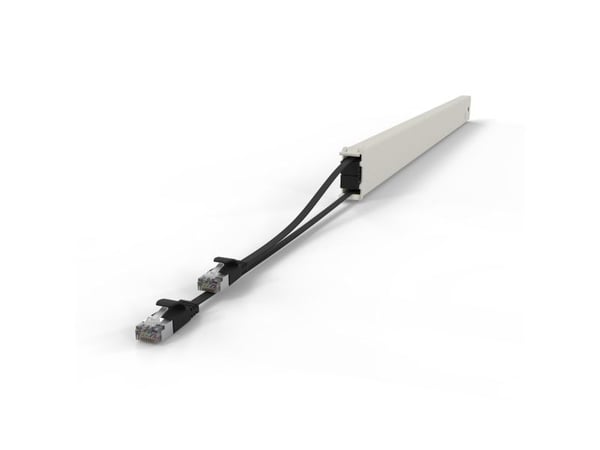 PATCHBOX CONE46STPBK, Bakke til kabelstyring, Sort, Cremefarvet, Akrylnitrilbutadienstyren, Polyoksymetylen (POM), 46U, 2,5 m, -20 - 60 °C