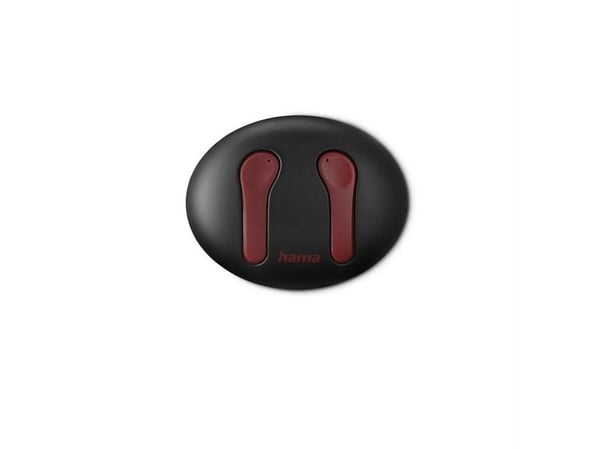 Hama Spirit Unchained, True Wireless Stereo (TWS), 20 - 20000 Hz, Musikk, 45 g, Hodesett, Svart, Rød
