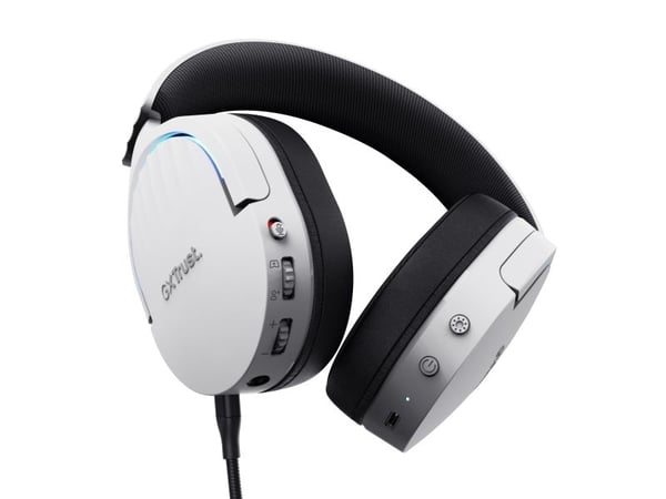 Trust GXT 491W FAYZO - Hodesett - 7,1-kanals - full størrelse - Bluetooth / 2,4 GHz radiofrekvens - kablet, trådløs - 3,5 mm jakk, USB-A via Blueto...