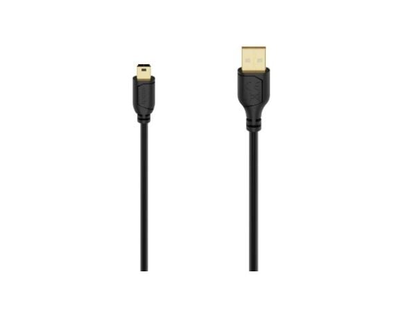 Hama 00074262, 0,75 m, USB A, Mini-USB B, USB 2.0, 0,48 Gbit/s, Svart