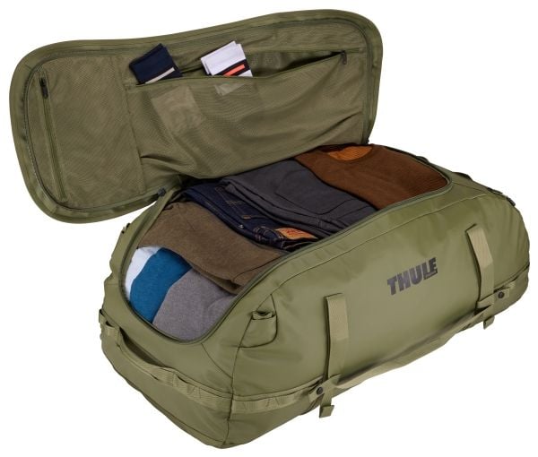 Thule Chasm TDSD305 Olivin, Oliven, Reise, 130 L, Polyester, Unisex, Monokromatisk