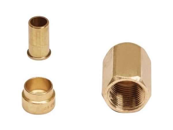 Övergångssats SAE 1/4'' för kylrör