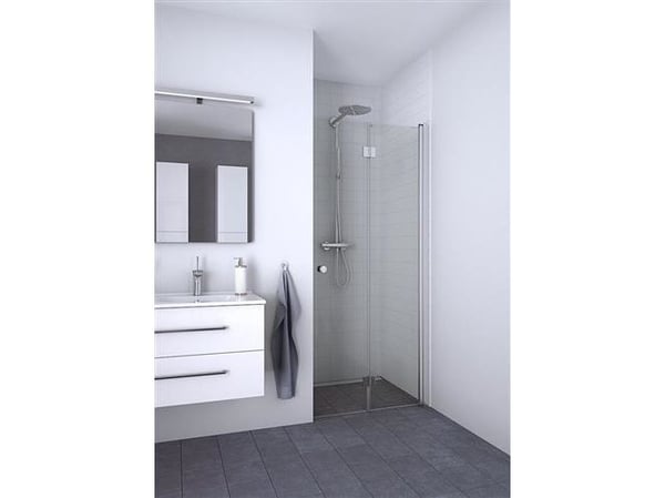 Dansani Match "B" Foldedør 200*87-89 cm, klart glas
