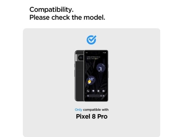 Spigen GLAS.tR AlignMaster, Google, Google Pixel 8 Pro (2023), Ripebestandig, Støtsikker, Svart, Gjennomsiktig, 2 stk.