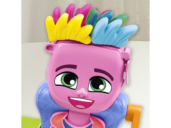 Play-Doh Hair Stylin'' Salon lekesett, håndverkssett for barn, 3 år, giftfri, flerfarget