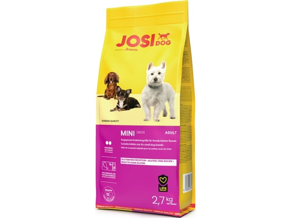 JosiDog Mini Täysravinto aikuisille pienikokoisille koirille, 2,7kg