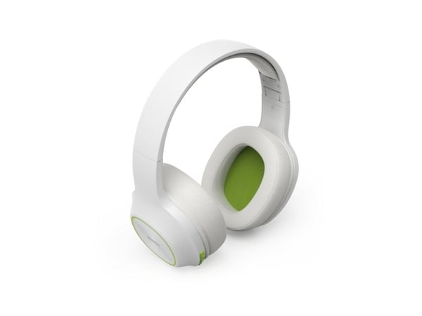 Hama Spirit Calypso II - Hodetelefoner med mikrofon - on-ear - Bluetooth - trådløs, kablet - 3,5 mm jakk - hvit