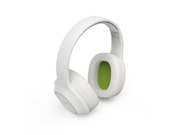 Hama Spirit Calypso II - Hodetelefoner med mikrofon - on-ear - Bluetooth - trådløs, kablet - 3,5 mm jakk - hvit