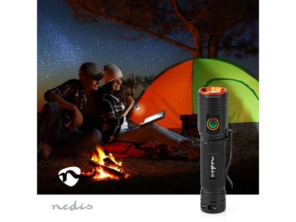 Nedis - Lommelykt - LED - 20 W - 6500-8000 K - svart