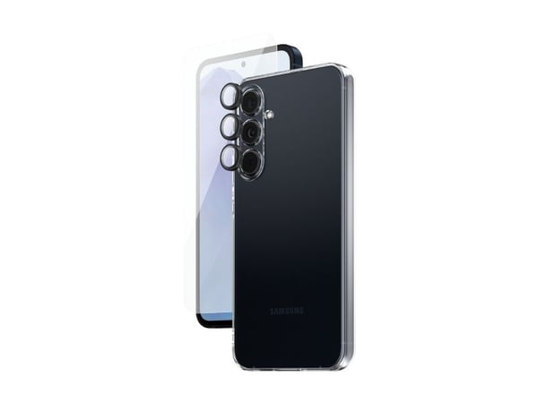 PanzerGlass SAFE. by ® 3-i-1 beskyttelsespakke Samsung Galaxy A55 5G, Samsung, Samsung - Galaxy A55 5G, Tørr applikasjon, Ripebestandig, Støtsikker...