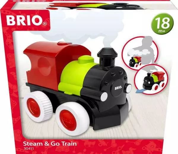 BRIO Steam & Go Train, Tog, 1,5 år, Tre, Flerfarget