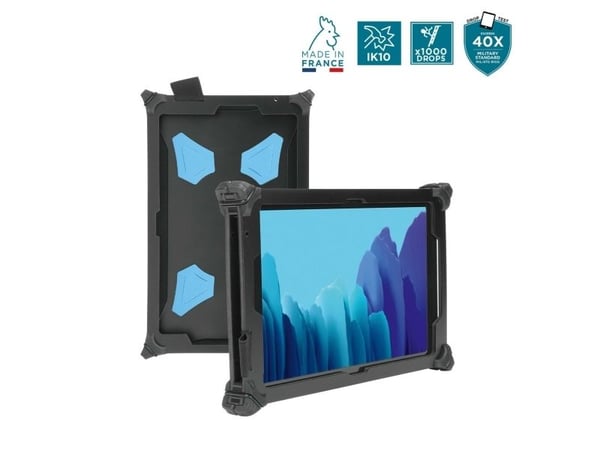 Mobilis RESIST Pack - Baksidedeksel for nettbrett - robust - TFP 4.0 - svart - for Samsung Galaxy Tab A9+