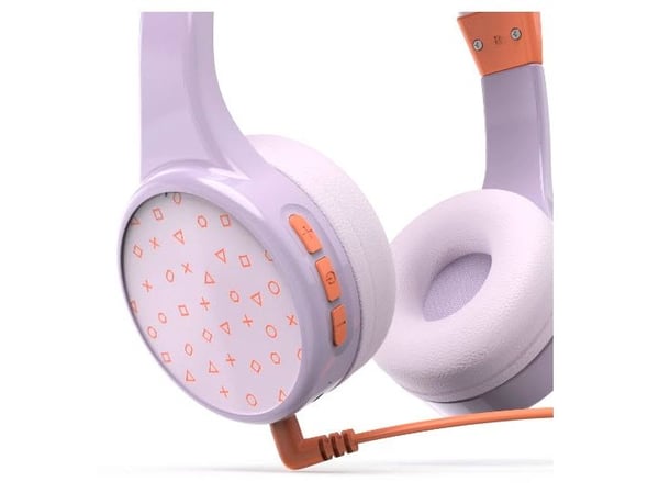 Hama Teens Guard II, Trådløs, Samtaler/musikk, 20 - 20000 Hz, 90 g, Hodesett, Oransje, Lilla